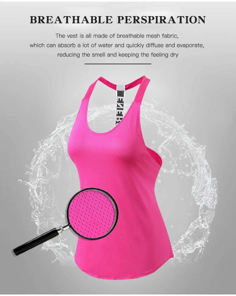 Women Black Sleeveless Yoga Top