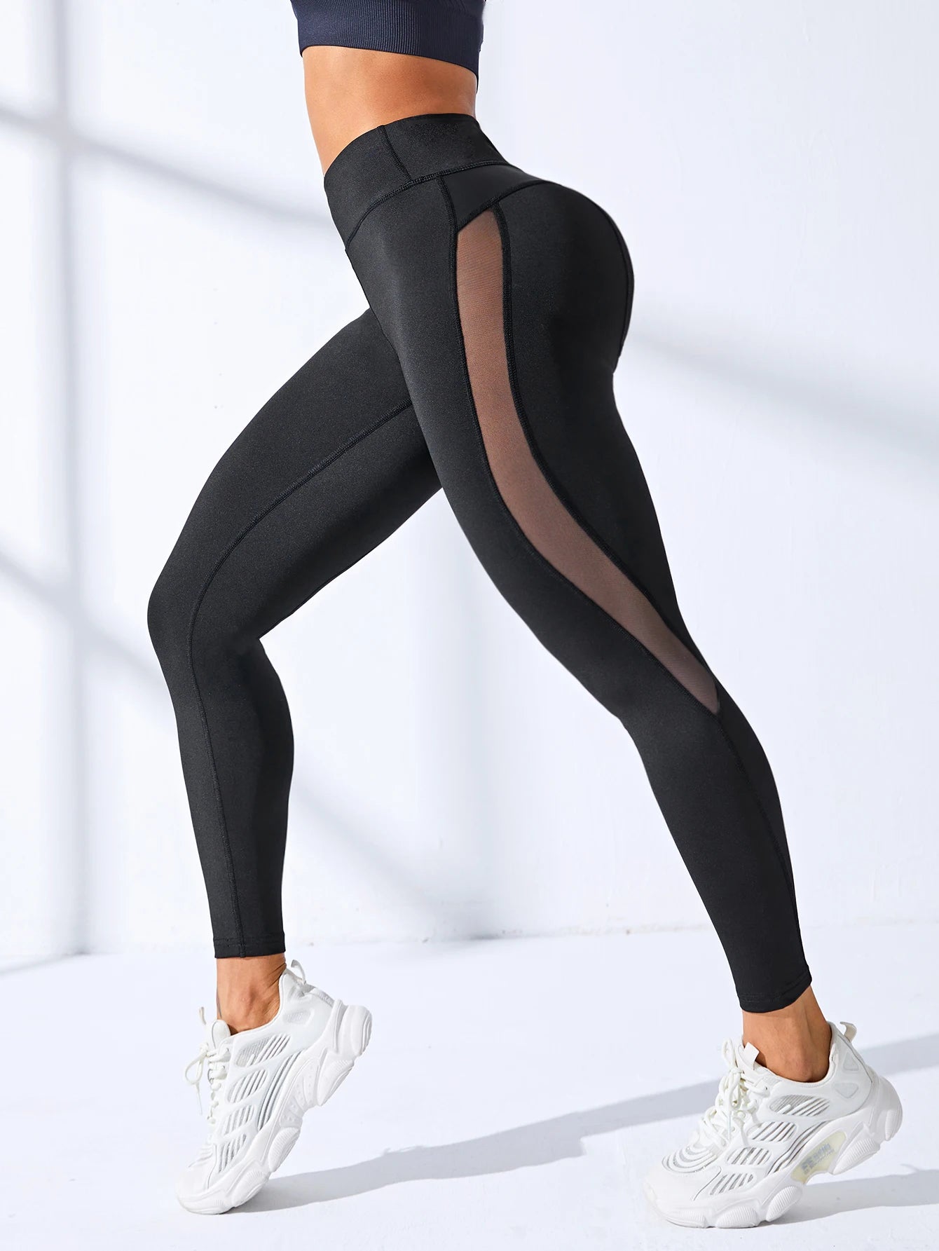 Women Gym Yoga Butt Lifting Leggings High Waist