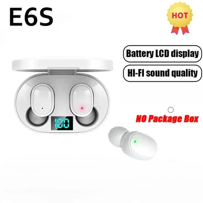 E6S Wireless Bluetooth Earphones
