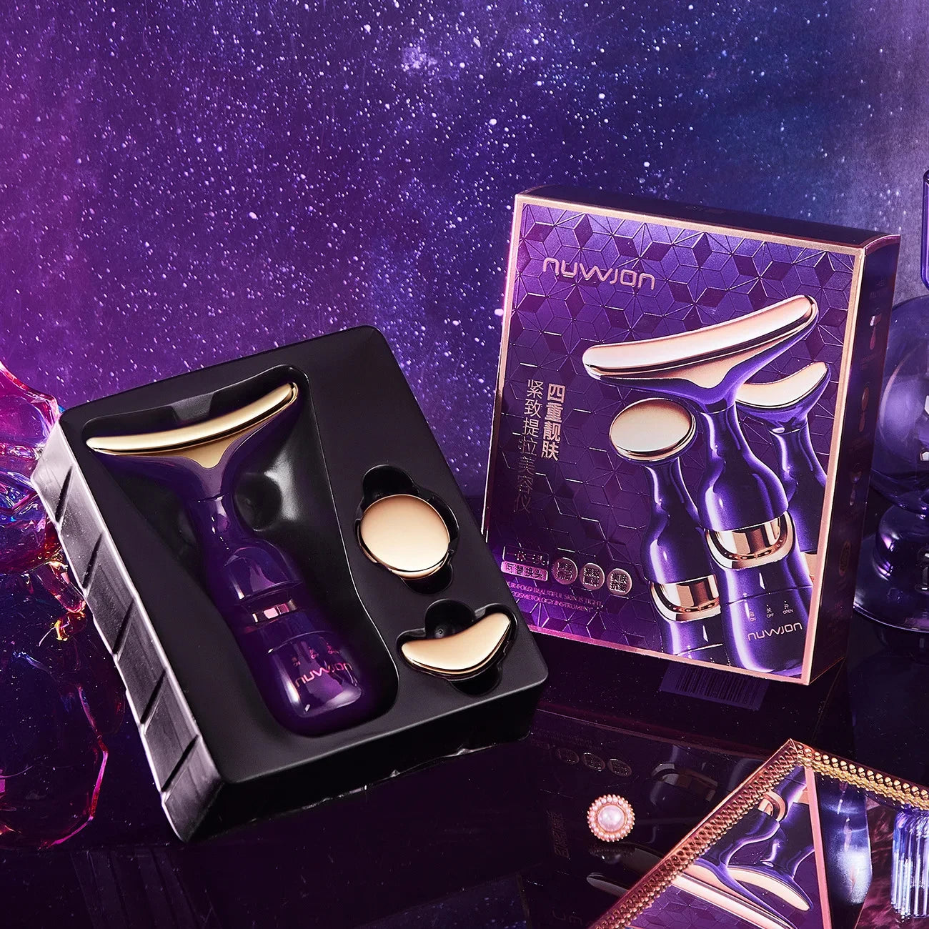 3 In 1 Facial Lifting Device Neck Facial Eye Massager