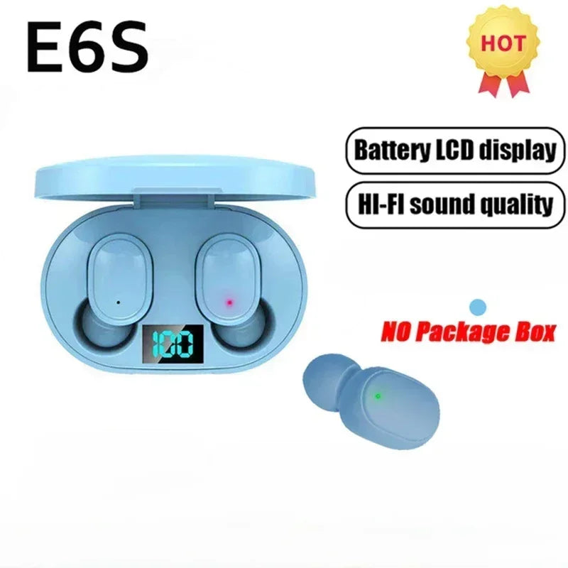 E6S Wireless Bluetooth Earphones