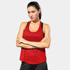 Women Black Sleeveless Yoga Top
