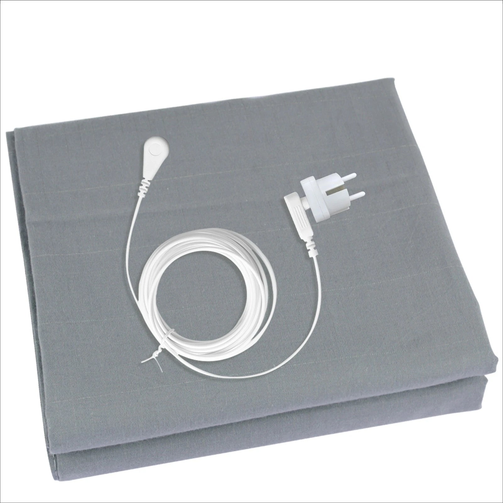 Grounding Bed Sheet US/UK/EU 10% Silver Fiber & 90% Organic Cotton