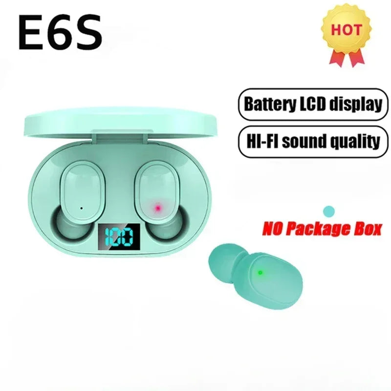 E6S Wireless Bluetooth Earphones