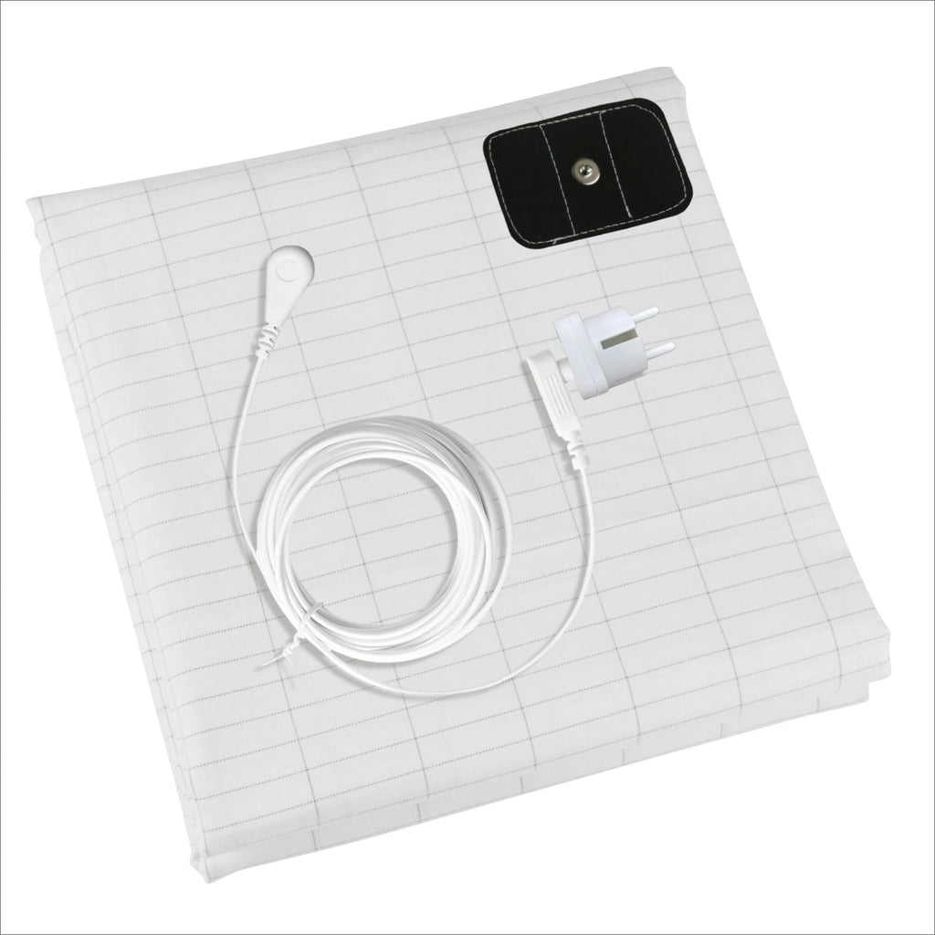 Grounding Bed Sheet US/UK/EU 10% Silver Fiber & 90% Organic Cotton