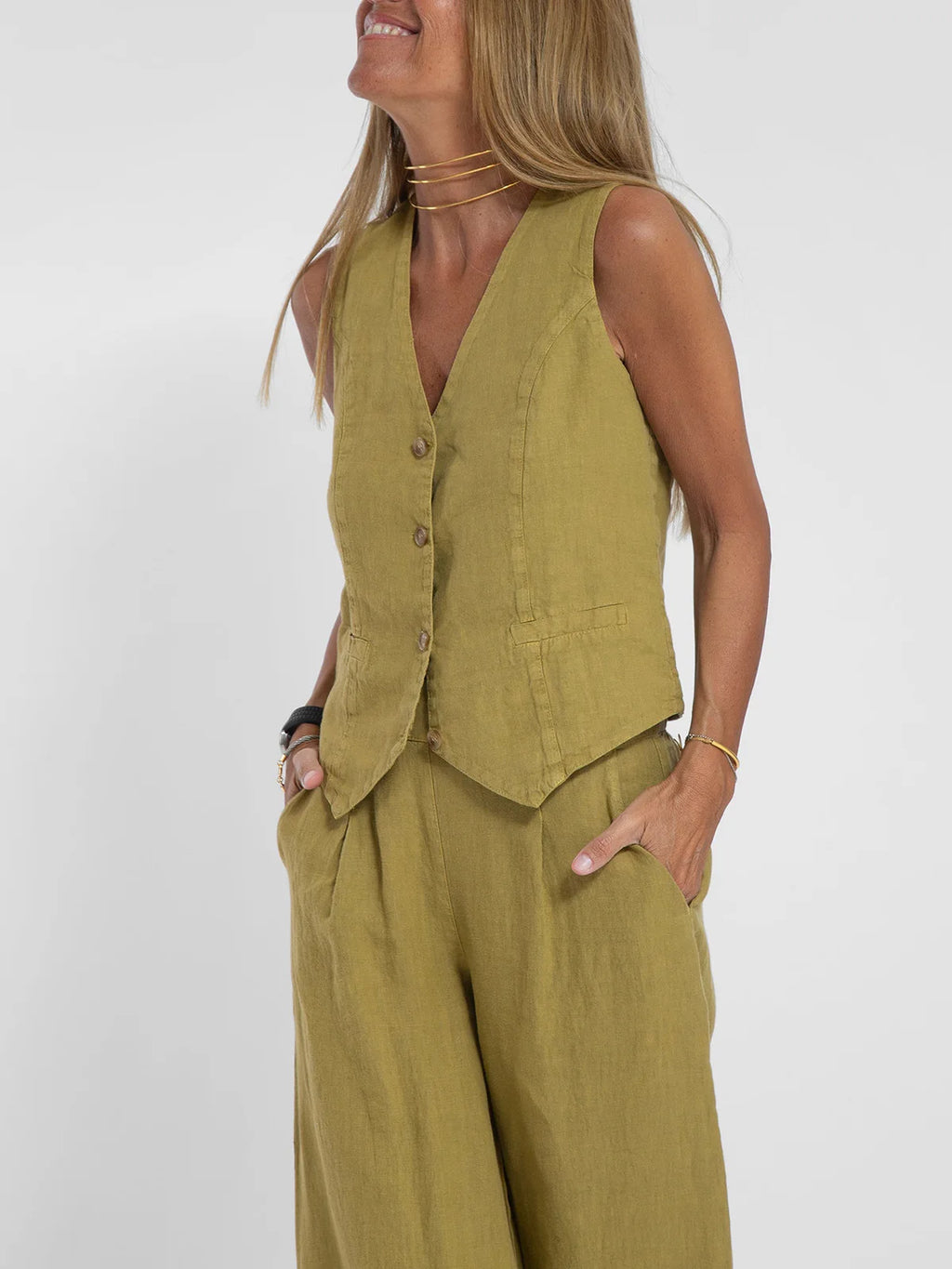 Women's Vest Pants Casual Suit