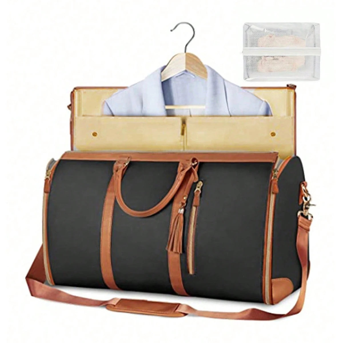 Travel garment bag (including toiletry bag)