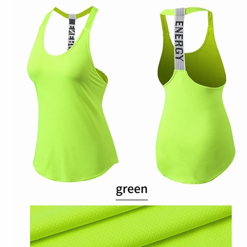 Women Black Sleeveless Yoga Top