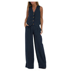Women's Vest Pants Casual Suit