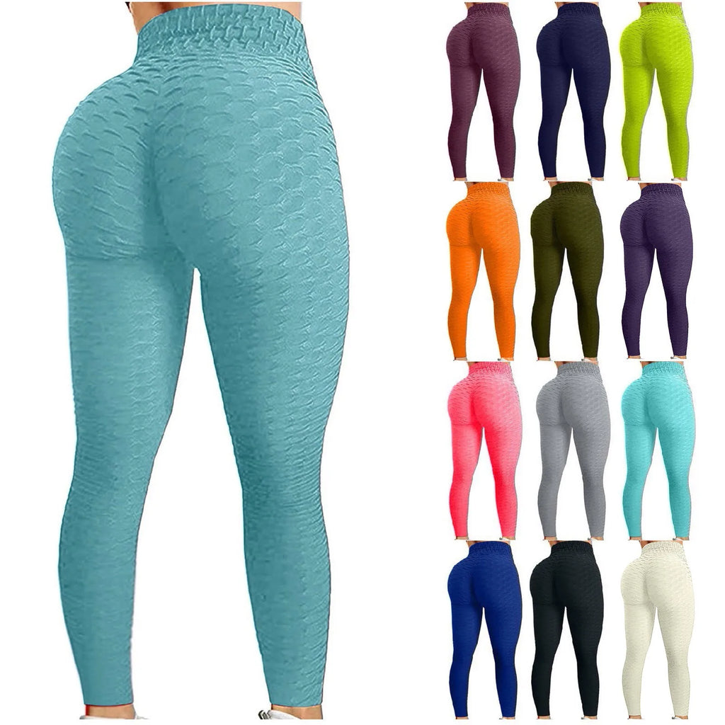 Women High Waist Slim Pants