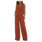 Women's Vest Pants Casual Suit