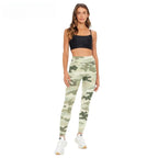 High Waist Yoga Pants Camouflage