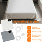 Grounding Bed Sheet US/UK/EU 10% Silver Fiber & 90% Organic Cotton