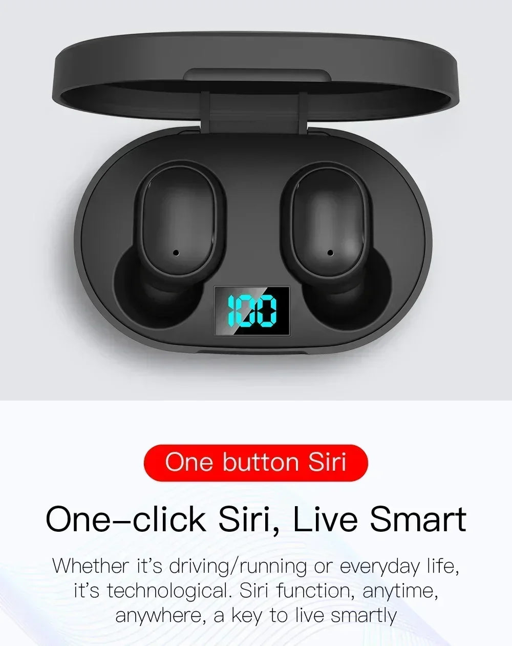 E6S Wireless Bluetooth Earphones