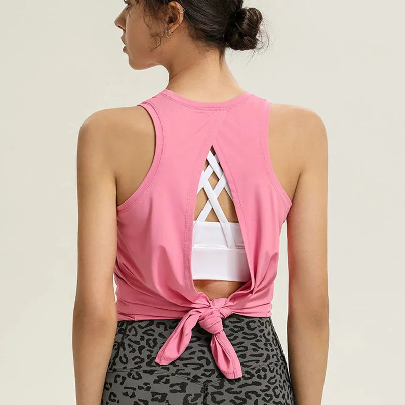 Gym Top Sleeveless/Backless