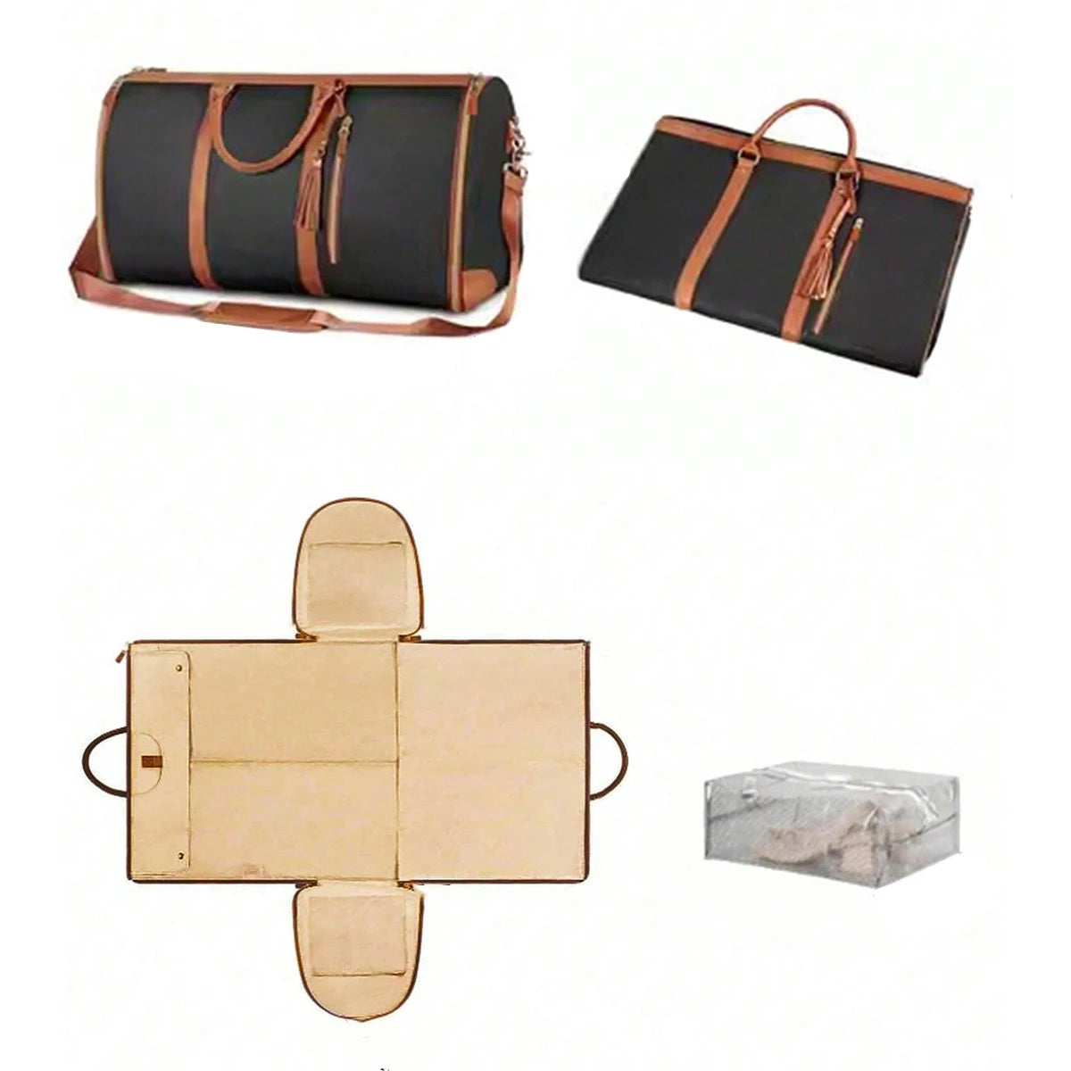 Travel garment bag (including toiletry bag)