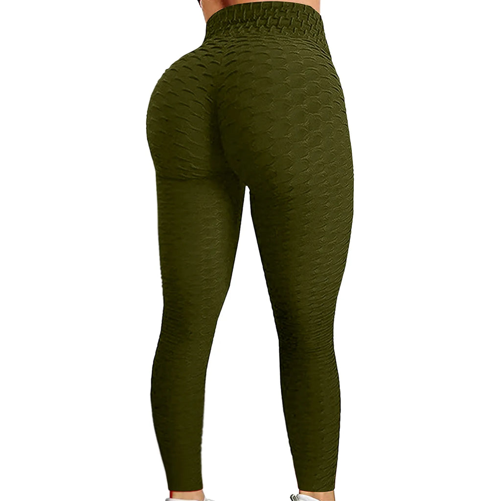 Women High Waist Slim Pants