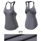 Women Black Sleeveless Yoga Top