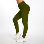 Women High Waist Slim Pants