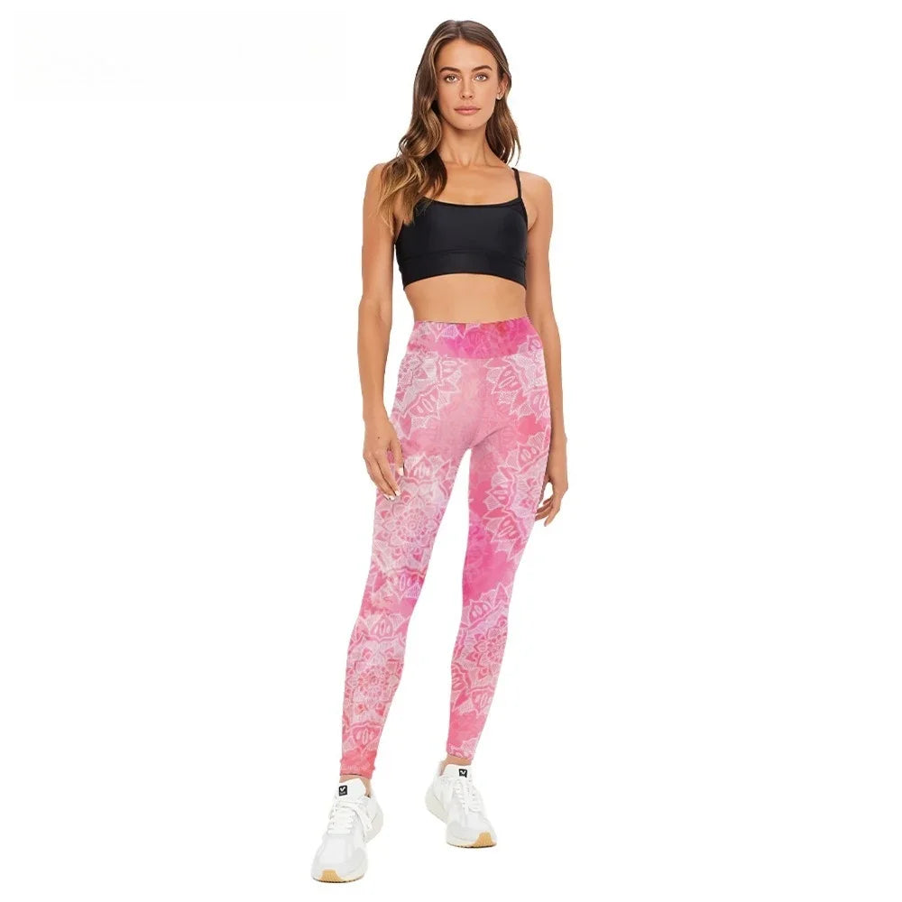 High Waist Yoga Pants Camouflage