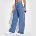 Women Jeans  Loose Denim Wide Leg Pants